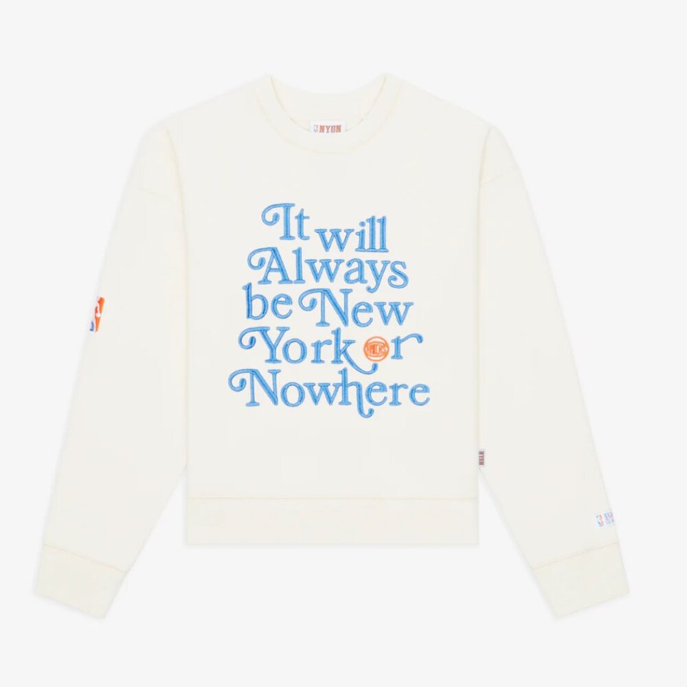 NYON x Knicks Women's Always Crewneck NWT